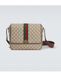 Gucci - Messenger Bag Ophidia Medium GG aus Canvas - Lyst