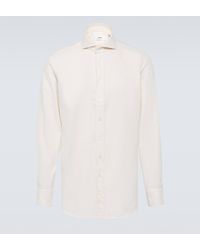 Lardini - Cotton Oxford Shirt - Lyst