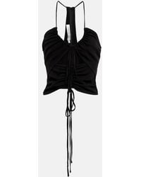 Christopher Esber - Ruched Halterneck Top - Lyst