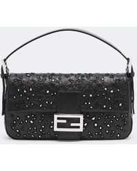 Fendi - Baguette 26424 Small Embellished Leather Shoulder Bag - Lyst