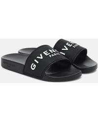 Givenchy - Slides in gomma con logo - Lyst