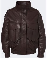 Frankie Shop - Napa Leather Jacket - Lyst