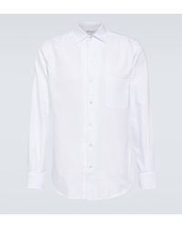 Loro Piana - Andre Cotton Poplin Oxford Shirt - Lyst