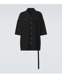 Rick Owens - Magnum Tommy Oversized Cotton Shirt - Lyst