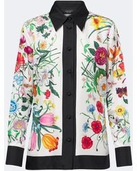 Gucci - Camicia Flora - Lyst