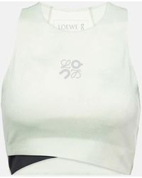 Loewe - X On Performance Logo Crop Top - Lyst