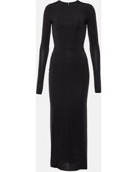 Alex Perry - Crystal-Embellished Jersey Maxi Dress - Lyst