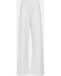 Wardrobe NYC - Pantalon ample en laine melangee - Lyst