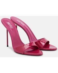 Paris Texas - Lidia Patent Leather Mules - Lyst