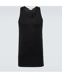 Lemaire - Ribbed-knit Cotton Jersey Tank Top - Lyst