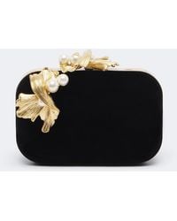 Jimmy Choo - Cloud Embellished Velvet Clutch - Lyst