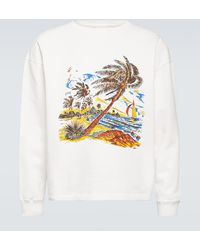 Bode - Bedrucktes Sweatshirt aus Baumwolle - Lyst