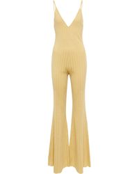 Zeynep Arcay Utility Leather Jumpsuit in White Womens Clothing Jumpsuits and rompers Full-length jumpsuits and rompers 