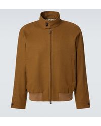 Burberry - Cashmere Harrington Jacket - Lyst