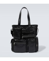 Balenciaga - Superbusy Distressed Leather Tote Bag - Lyst