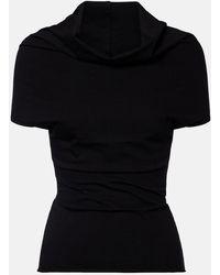 Rick Owens - Shroud Cotton Jersey T-Shirt - Lyst