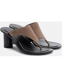 A.Emery - Hardie Suede Thong Sandals - Lyst