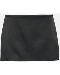 KHAITE - Jett Tailored Mini Skirt - Lyst
