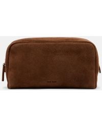 The Row - Astra Small Suede Pouch - Lyst