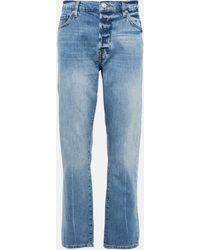 FRAME Jeans regular Le Slouch a vita media - Blu