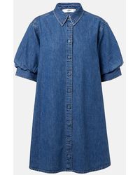 FRAME - Robe Play En Jean - Lyst