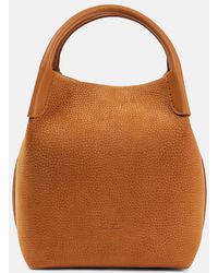 Loro Piana - Bale Small Leather Tote Bag - Lyst