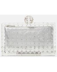 Aquazzura - Tequila Crystal-Embellished Clutch - Lyst