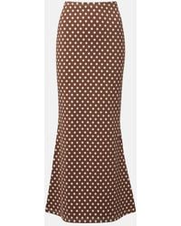 Montce - Natalia Polka-Dot Maxi Skirt - Lyst