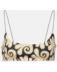 Cala De La Cruz - Isla Printed Bikini Top - Lyst