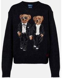 Polo Ralph Lauren - Jersey Polo Bear En Mezcla De Lana - Lyst