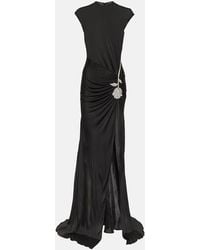 David Koma - Crystal-embellished Jersey Gown - Lyst