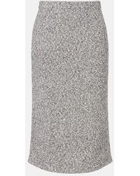 Tory Burch - Tweed Pencil Skirt - Lyst