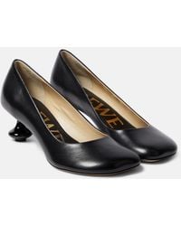 Loewe - Petite Toy Pumps With A Darling Lacquered Heel - Lyst