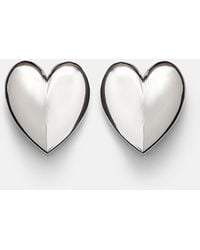 Jennifer Fisher - Puffy Heart 10Kt-Plated Earrings - Lyst