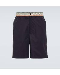 Missoni - Shorts en mezcla de algodon con zigzag - Lyst