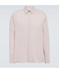 Ami Paris - Camisa de acetato y seda - Lyst