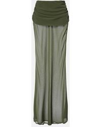 Bananhot - Adelina Draped Maxi Skirt - Lyst