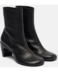 Dries Van Noten - 65 Leather Ankle Boots - Lyst