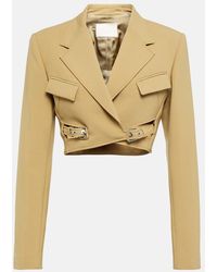 Dion Lee - Interlock Belted Cropped Blazer - Lyst