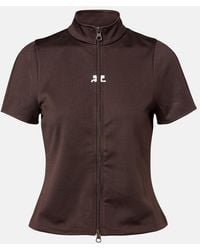 Courreges - Top Aus Jersey - Lyst