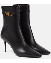 Versace - Medusa '95 Leather Ankle Boots - Lyst