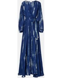 Anna Kosturova - Abito Lungo A Portafoglio - Lyst