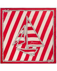 Jacquemus - Bufanda Bateau Corde De Seda Estampada - Lyst