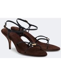 Chloé - Matilda Leather Sandals - Lyst