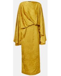 ‎Taller Marmo - Eolia Primavera Jacquard Midi Dress - Lyst