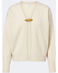 Bottega Veneta - Embellished Cashmere, Wool, And Silk Cardigan - Lyst