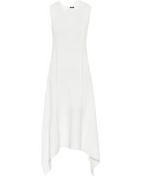 JOSEPH Kleid Dee aus Baumwolle und Leinen - Weiß
