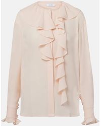McQueen - Shirt With Ruffles - Lyst