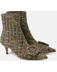 Gianvito Rossi - 55 Boucle Ankle Boots - Lyst