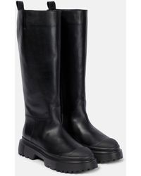 Hogan - Leather Knee-high Boots - Lyst